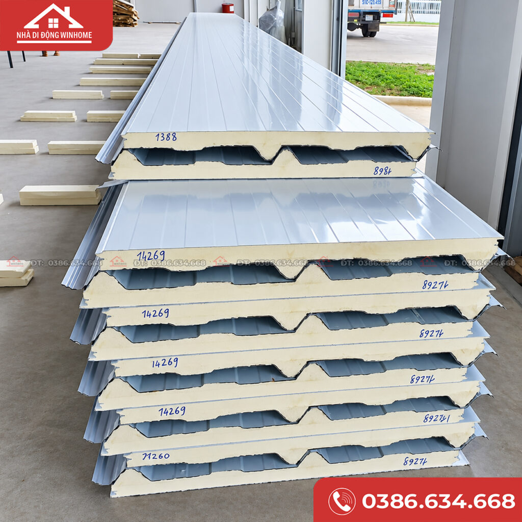 Panel EPS là vật liệu mái nhà lắp ghép chống nóng cực kỳ tuyệt vời.