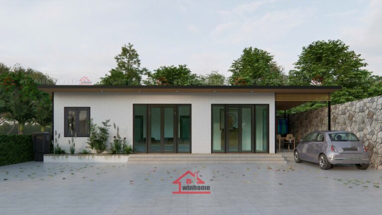 Mẫu Nhà Lắp Ghép Đơn Giản Đẹp - 72m2