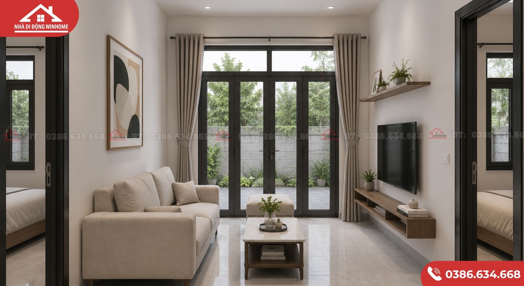 Nhà Lắp Ghép 70m² 3 Phòng Ngủ - Image 4