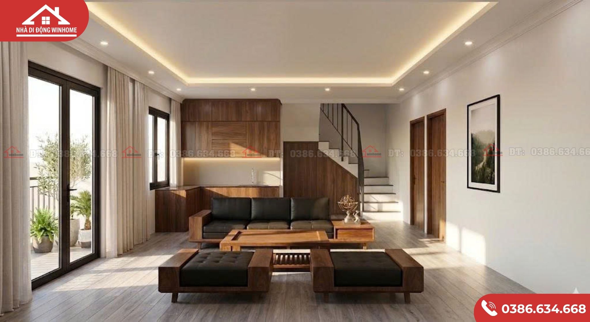 Villa Lắp Ghép Nghỉ Dưỡng Ven Hồ 2 Tầng 190m2 - Image 5
