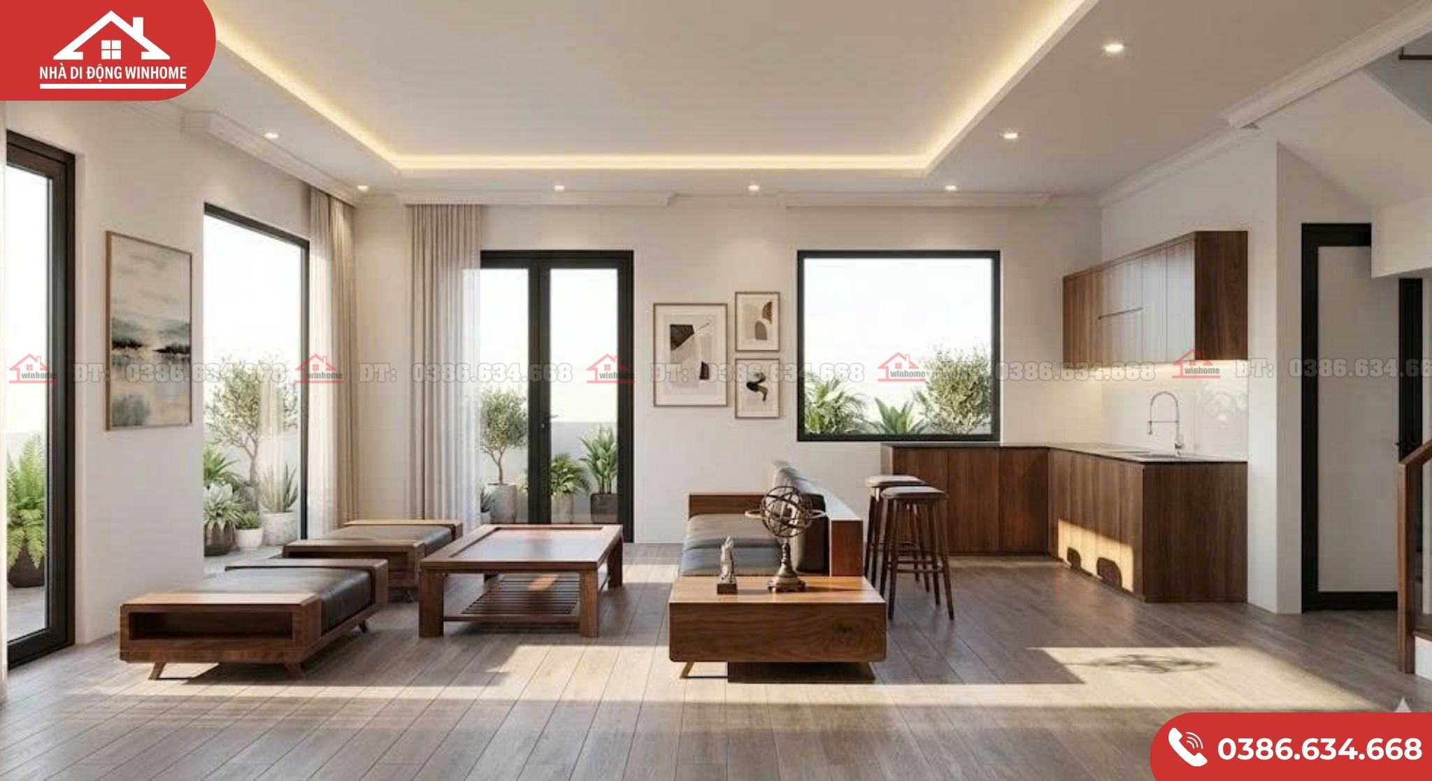 Villa Lắp Ghép Nghỉ Dưỡng Ven Hồ 2 Tầng 190m2 - Image 8
