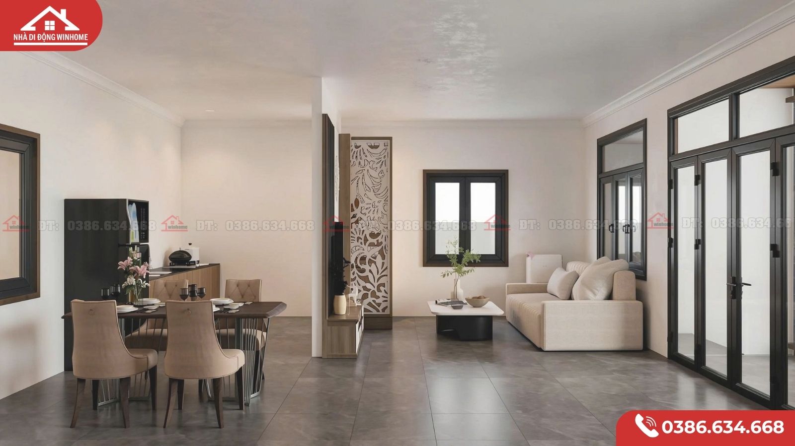 Mẫu Nhà Lắp Ghép 50m² – 2 Phòng Ngủ Tiện Nghi Cho Gia Đình Nhỏ - Image 5
