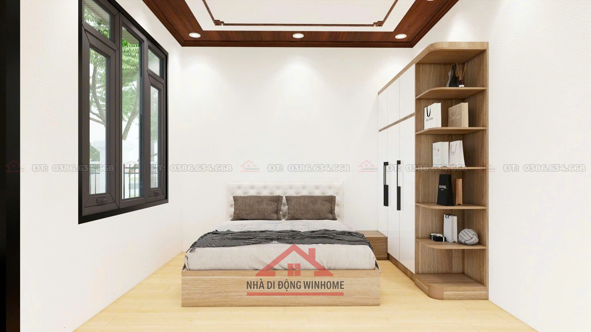 Nhà Lắp Ghép Mái Nhật 62m² – Thiết Kế Hiện Đại, Tiện Nghi Cho Gia Đình Trẻ - Image 10
