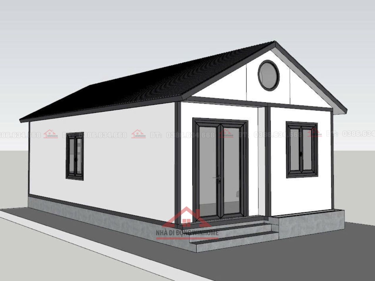 Nhà lắp ghép 54m² – Thiết kế nhỏ gọn, đầy đủ tiện nghi, thi công chỉ 10 ngày - Image 5
