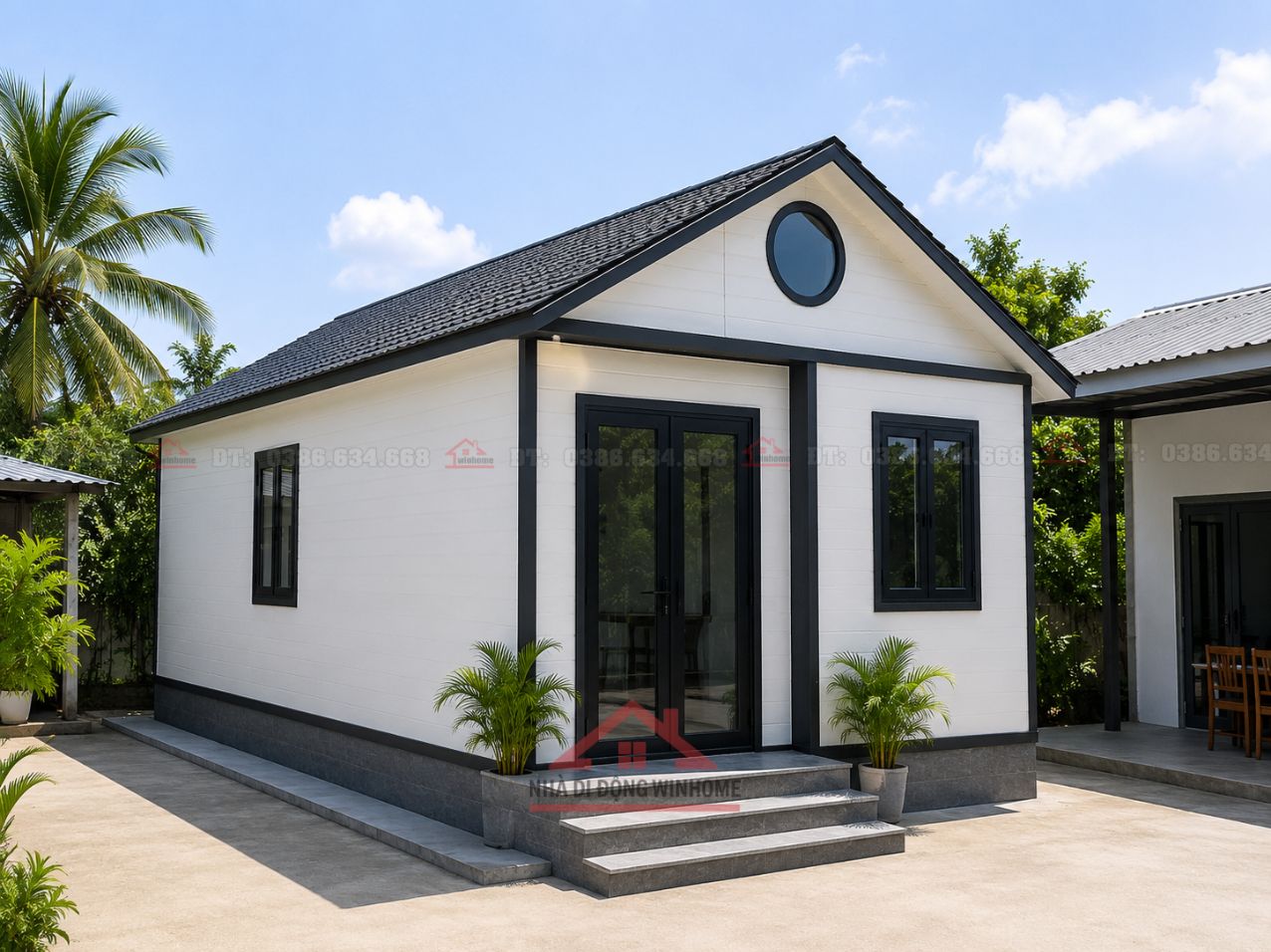 Nhà lắp ghép 54m² – Thiết kế nhỏ gọn, đầy đủ tiện nghi, thi công chỉ 10 ngày