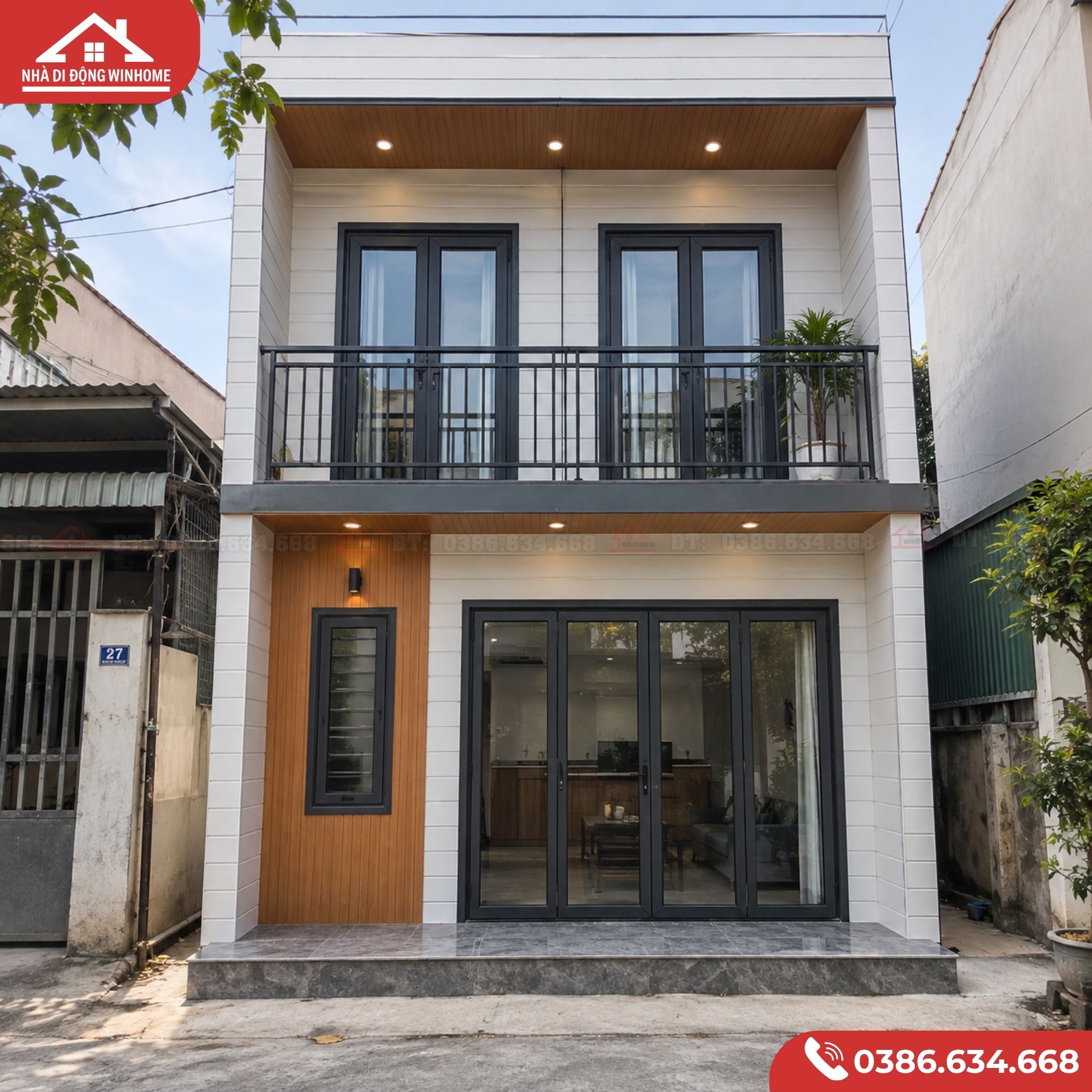 Thiết kế nhà lắp ghép 2 tầng 11m × 5,2m – Tối ưu không gian cho gia đình - Image 3