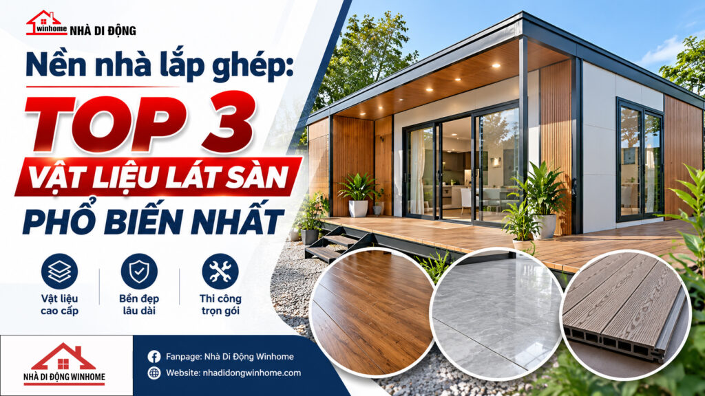 Top 3 vật liệu lát sàn nhà lắp ghép